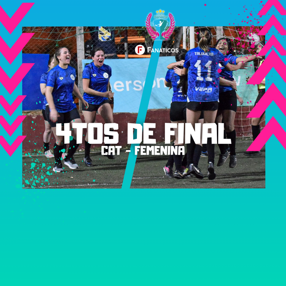 Copa Bienestar Personal 2024 – Categoría Femenina: Cuartos de Final